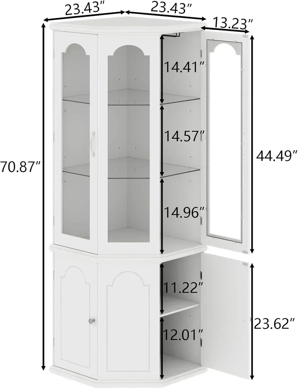 Corner wine cabinet with LED lights tall modern wine cabinet home bar wine storage cabinet wourant