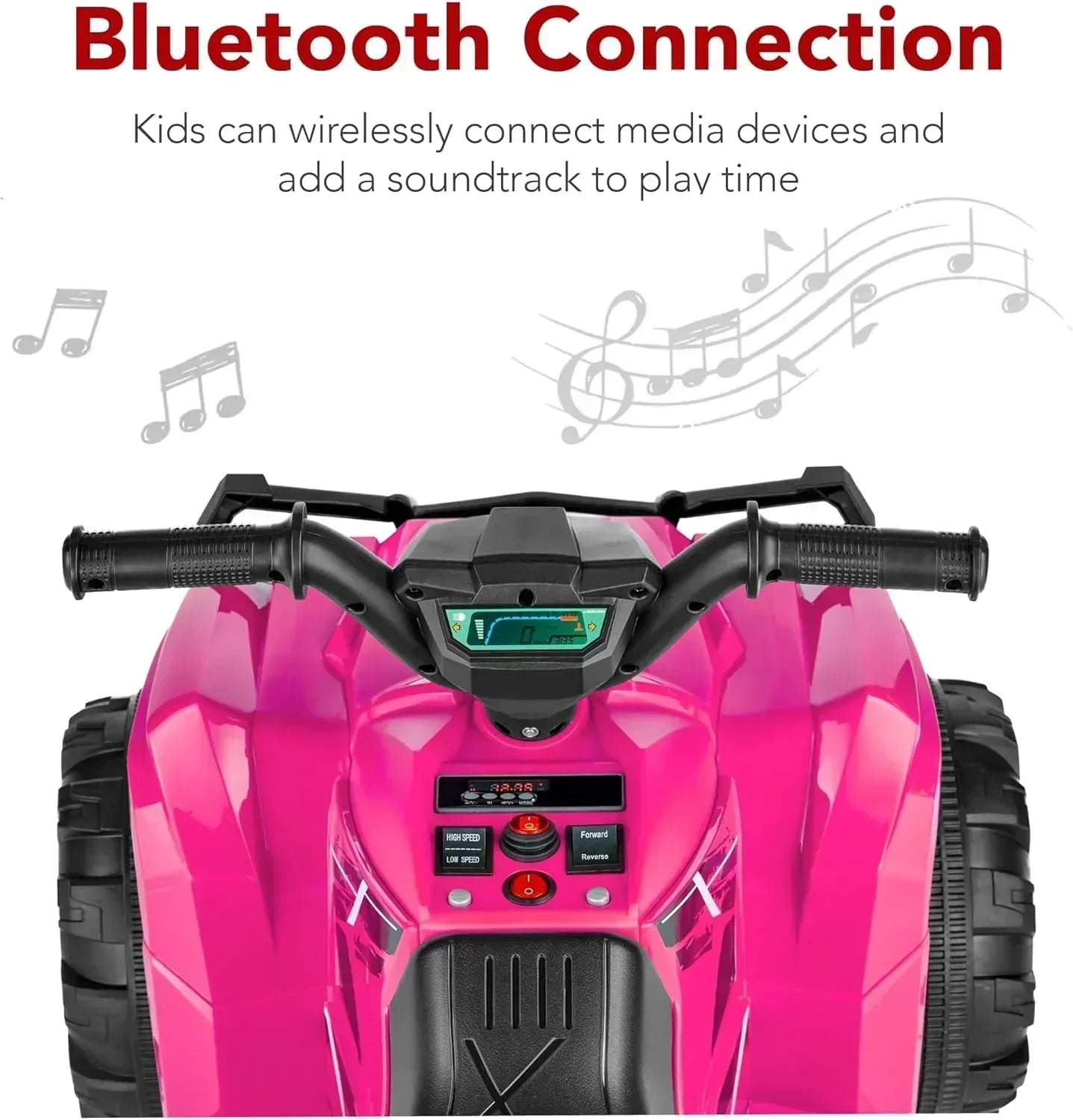 Best Choice Products 12V Kids Ride-On Electric ATV 4-Wheeler Quad Car Toy Bluetooth Audio wourant