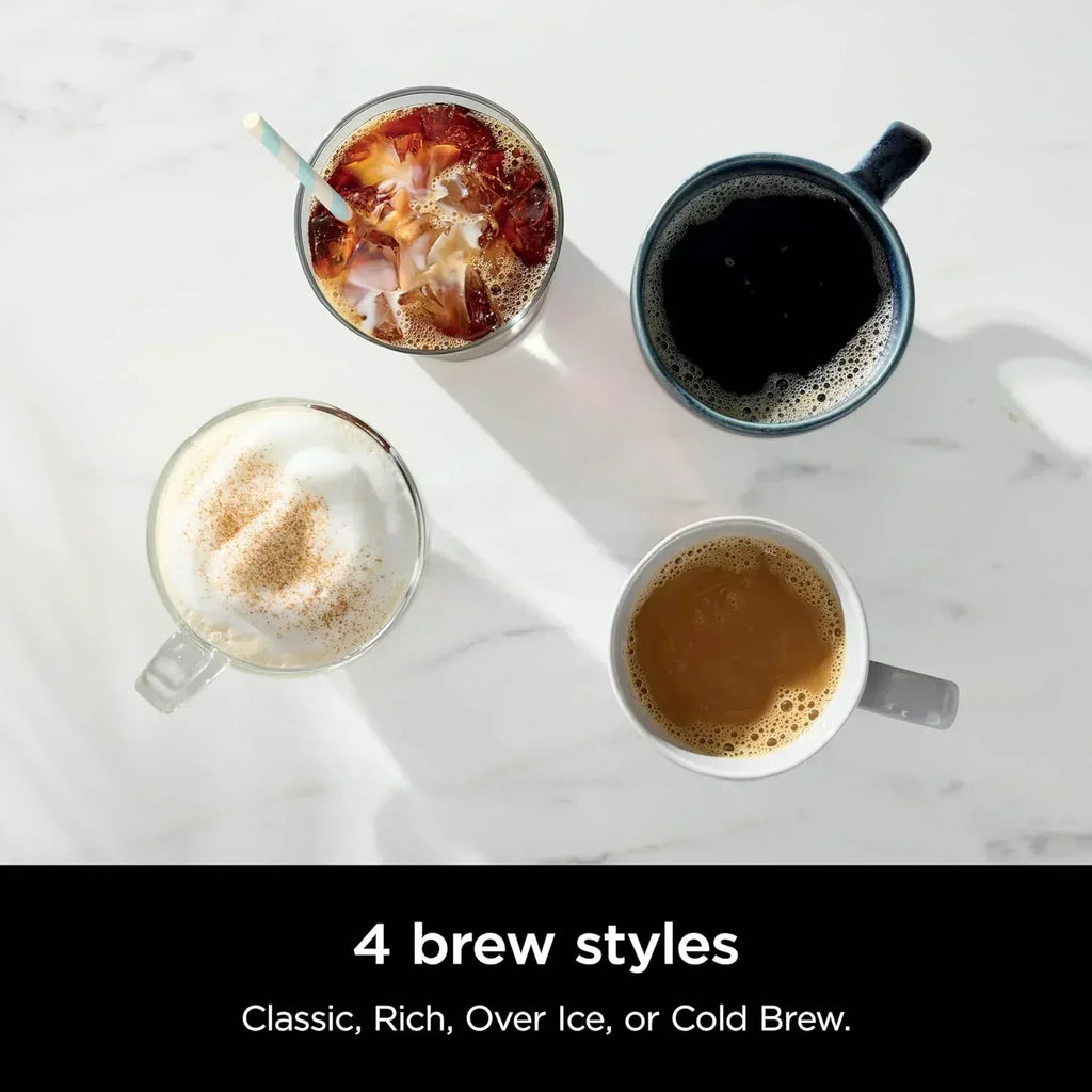 Extra Large Hot and Iced Coffee Maker with Fast Cold Brew 4 Brewing Methods 8 Sizes wourant
