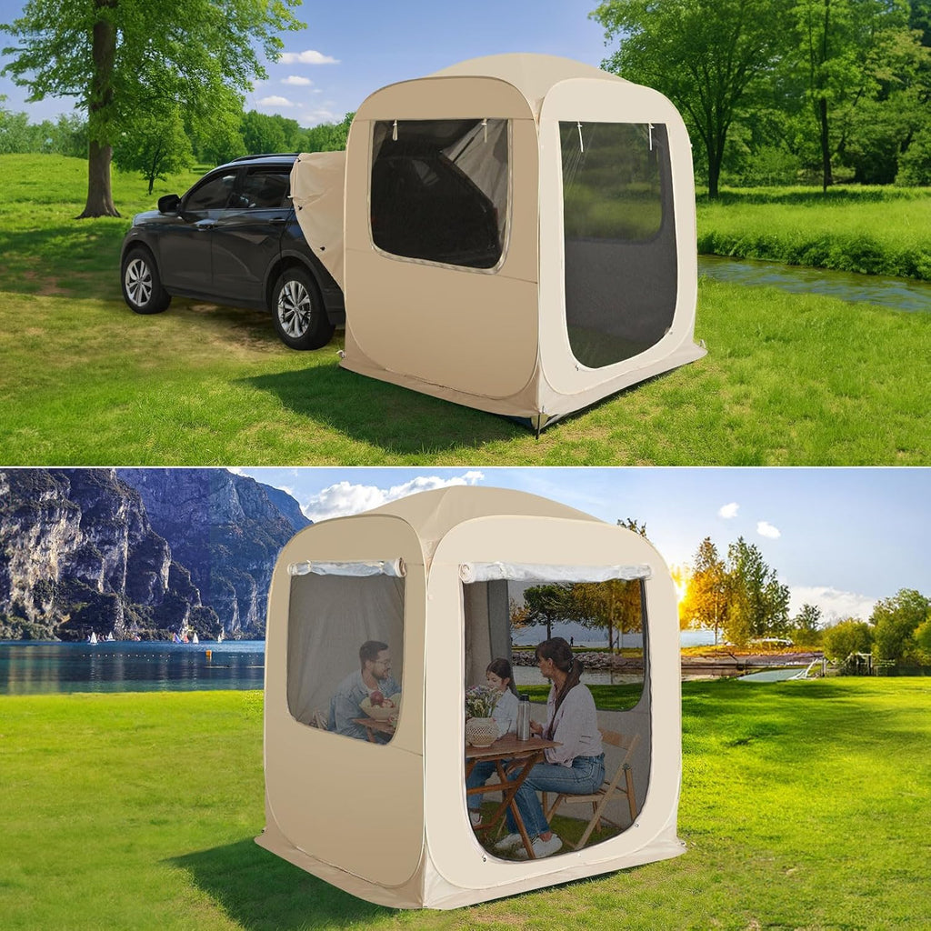 Alvantor Screen House Gazebo Pop Up Igloo Screened Canopy Tent with Mosquito Netting Sides wourant