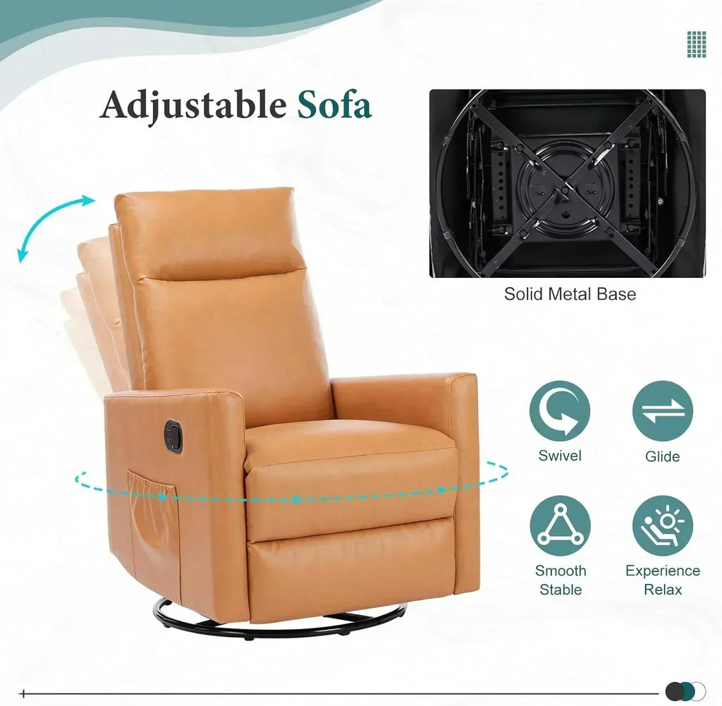 Adult recliner living room massage recliner adjustable home theater chair single sofa wourant