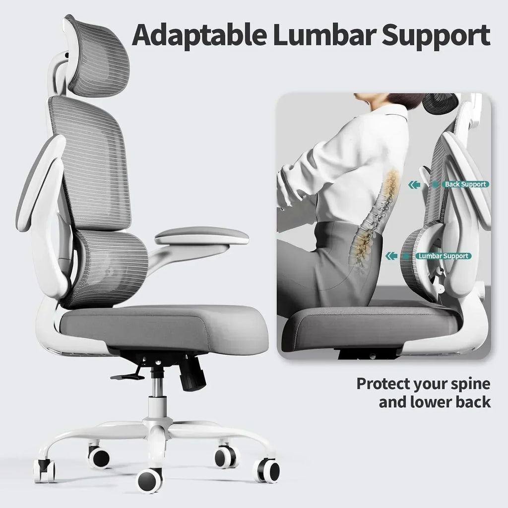 TRALT Office Chair Ergonomic Desk Chair 330 lbs Home Gaming Chair with Wheels wourant
