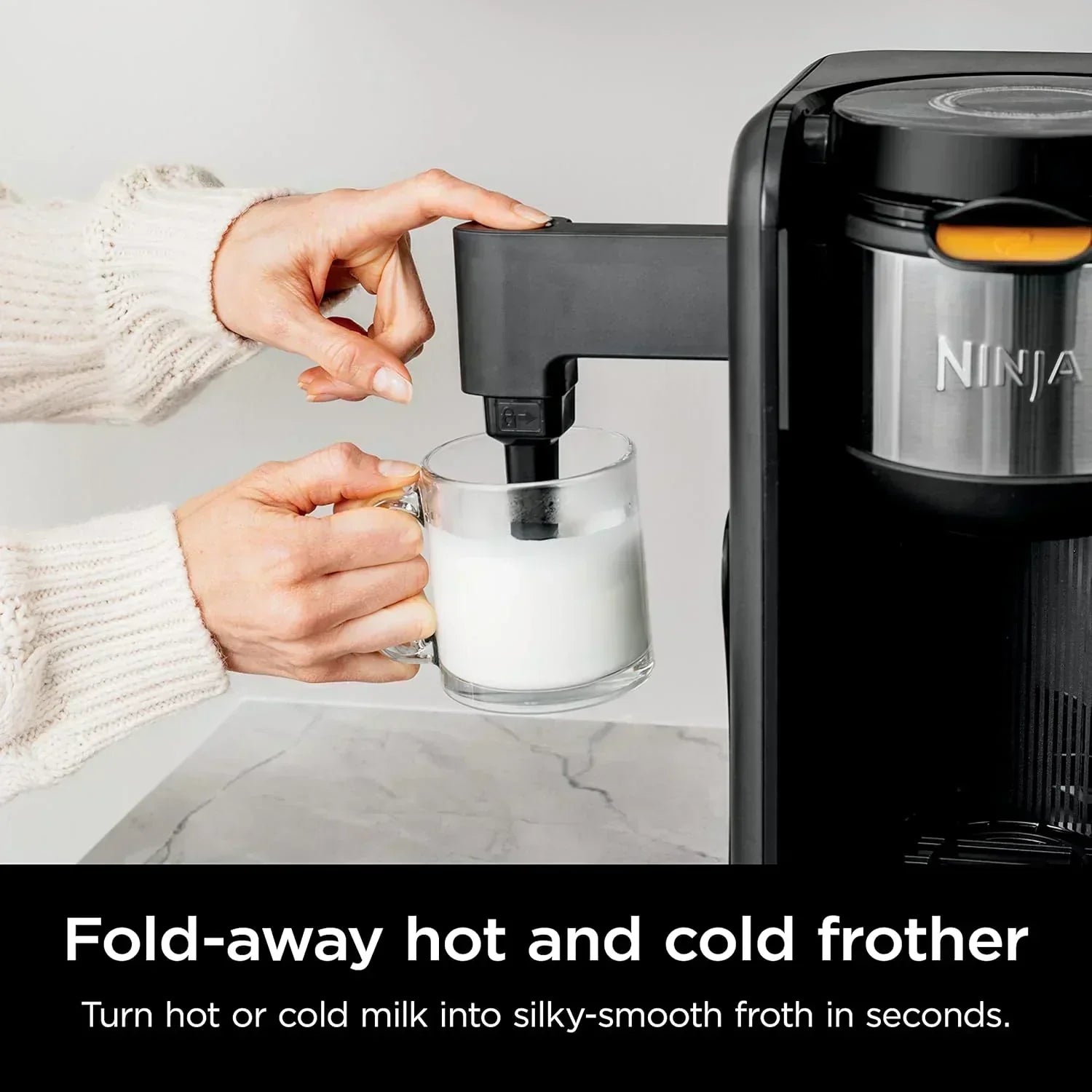 Ninja Hot and Cold Brewed System Tea and Coffee Maker with Auto-iQ 50 oz Thermos wourant