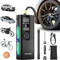 Airmoto Tire Inflator Portable Air Compressor Car Tire Air Pump with Digital Pressure Gauge wourant