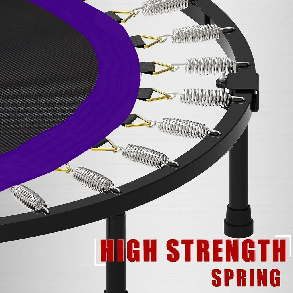 Kanchimi 40" 48" Folding Mini Fitness Indoor Exercise Workout Rebounder Trampoline wourant