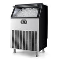 EUHOMY Commercial Ice Maker Machine 100lbs/24H Stainless Steel Under Counter ice Machine wourant