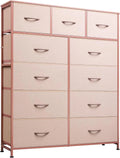 Storage Organizer Unit 11 Fabric Bins Storage Drawers Organizer Steel Frame Tall Storage Tower wourant
