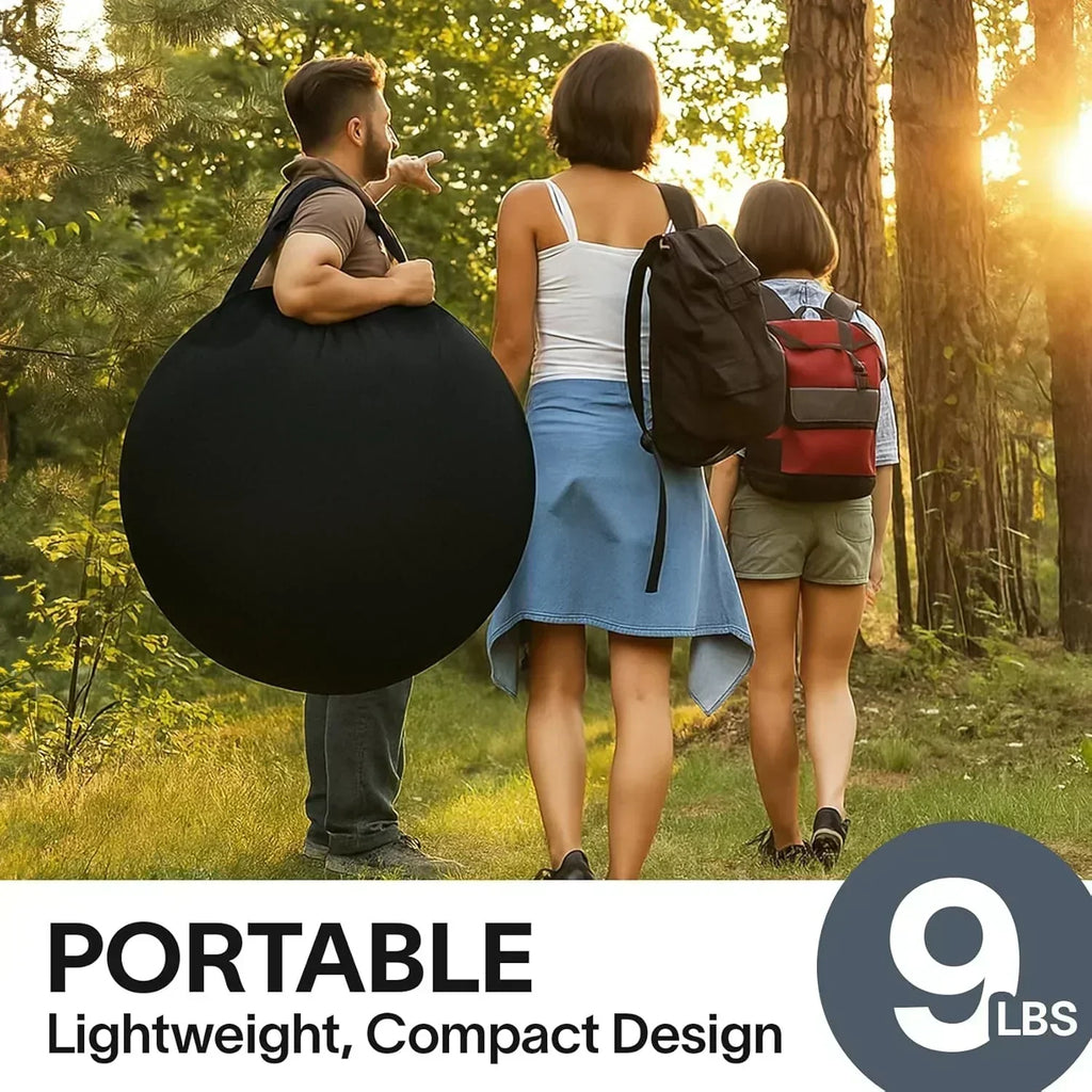 Screen gazebo sleeps 6-10-15 people Igloo-style canopy tent mosquito net on the sides Perfect wourant