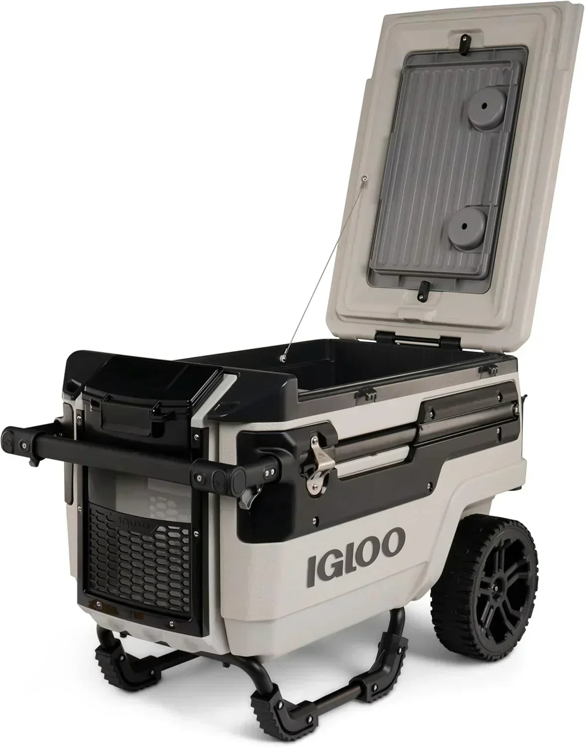 70Qt Wheeled Cooler Insulated Hard Shell Ice Chest wourant