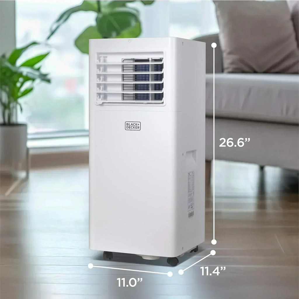 BLACK+DECKER 10,000 BTU Portable Air Conditioner for Rooms up to 450 Sq with Remote Control wourant