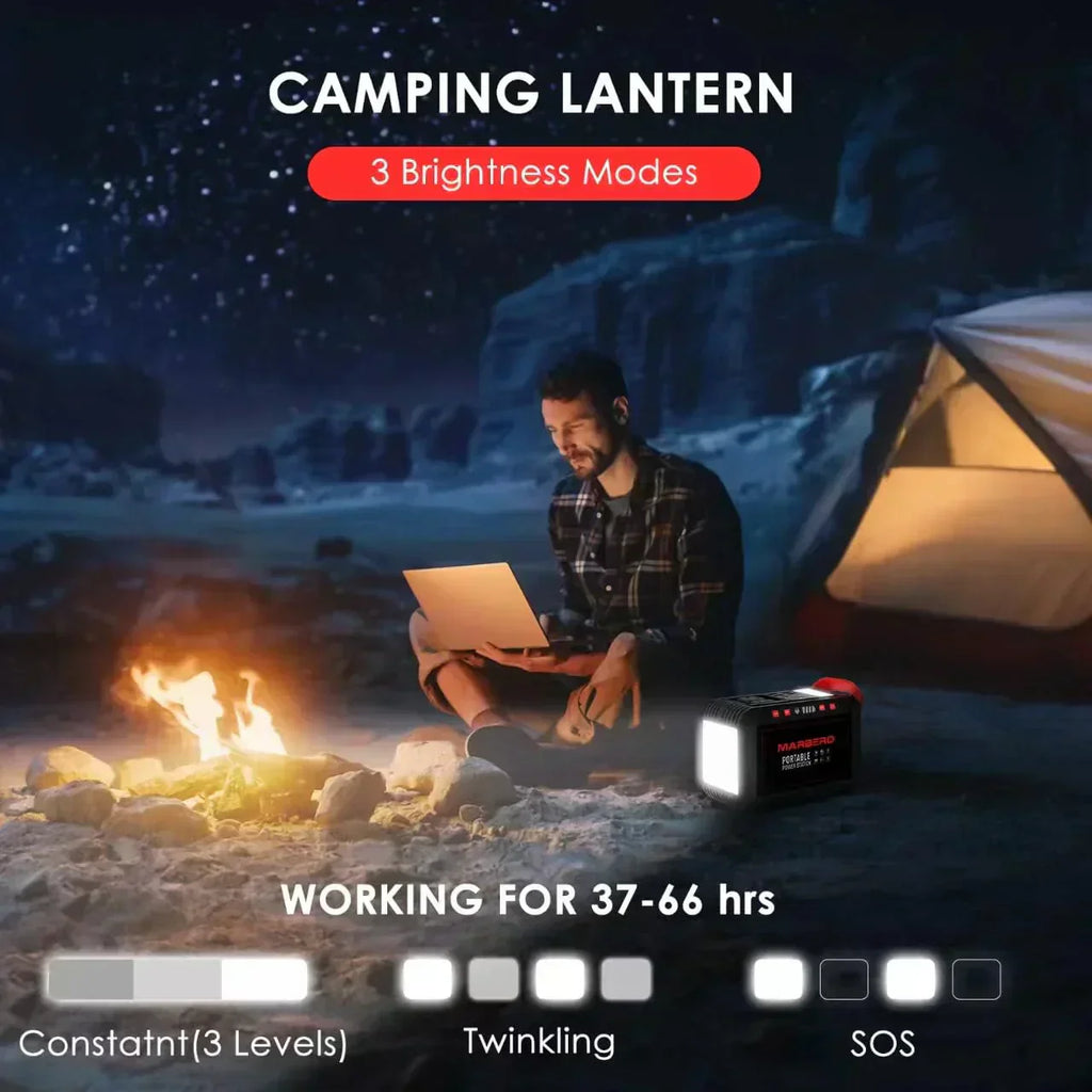 Portable Power Station 88Wh Camping Lithium Battery Solar Generator Fast Charging Power Bank wourant