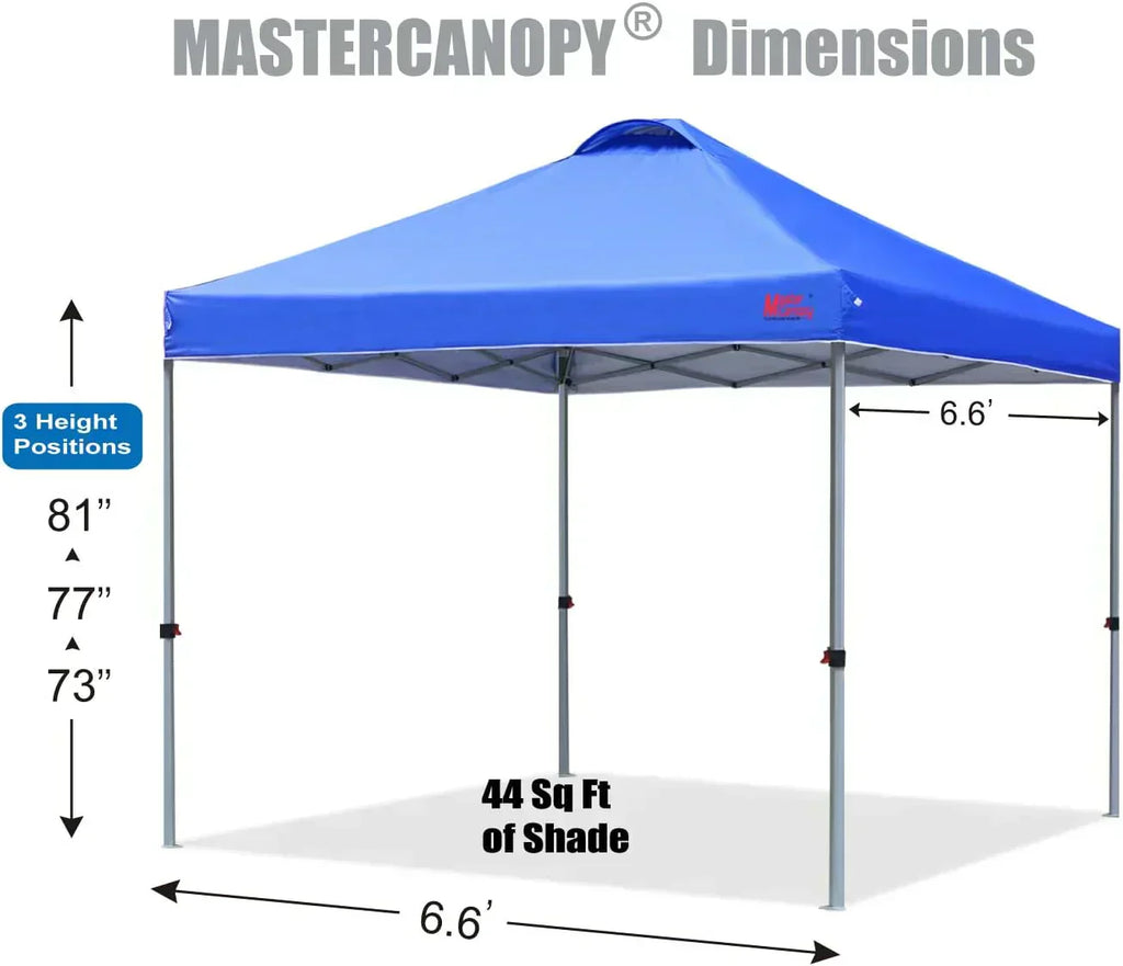 Durable Pop-up Canopy Tent with Roller Bag (10x10 Black) wourant