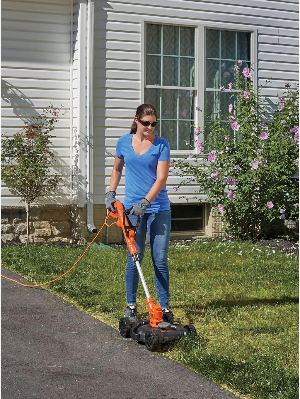 BLACK+DECKER 3-in-1 Corded Lawn Mower, String Trimmer & Edger, 12-Inch (BESTA512CM) wourant