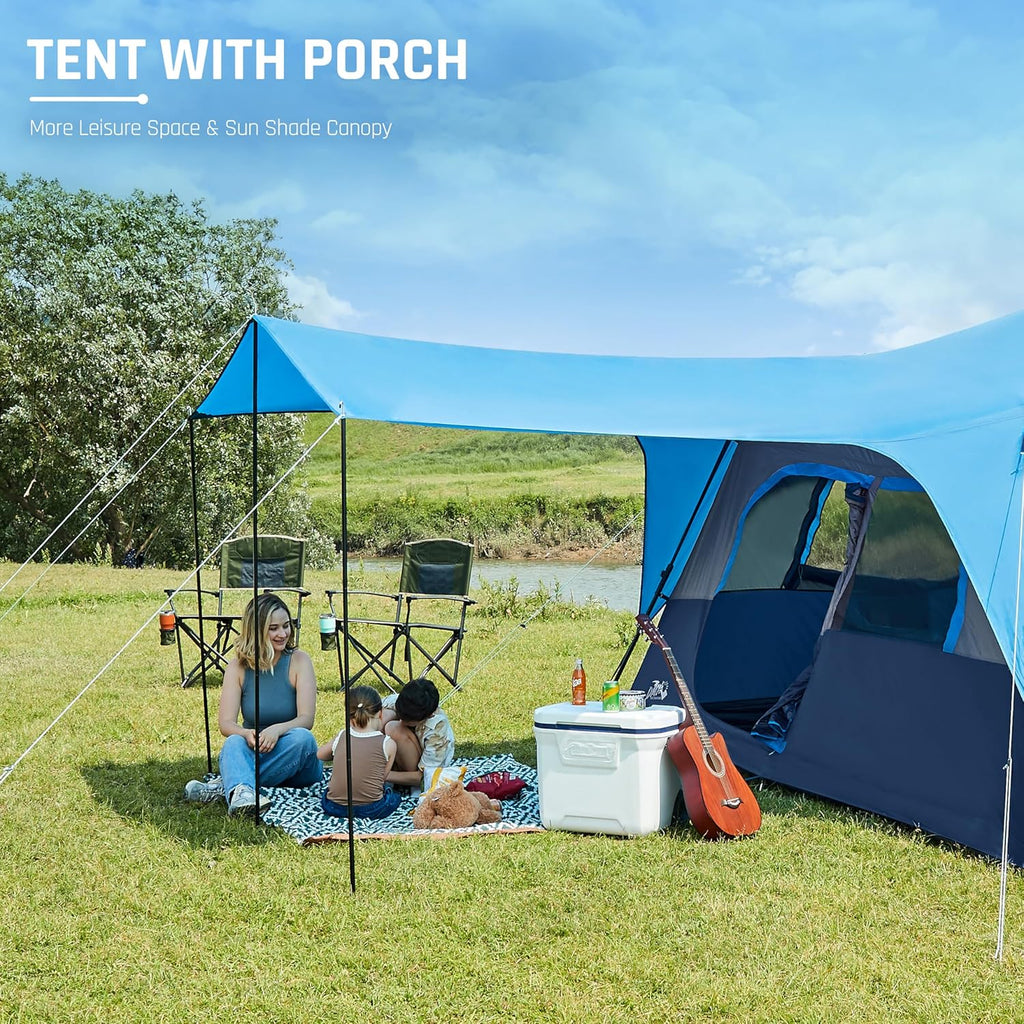 Quick-opening tent, family camping tent, pop-up camping tent, large waterproof tent for outdoor camping wourant