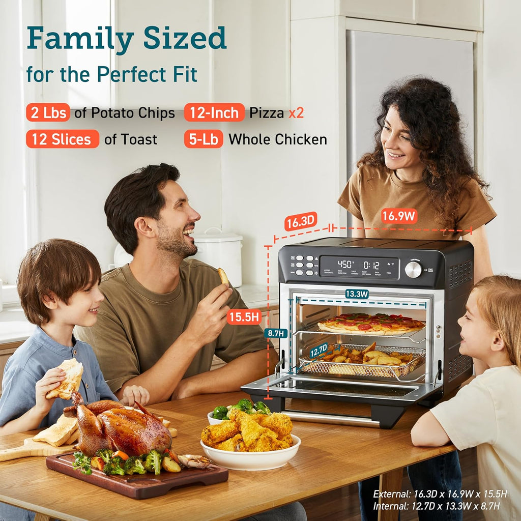 COSORI Smart 12-in-1 Air Fryer Toaster Oven Combo Airfryer Convection Oven Countertop wourant