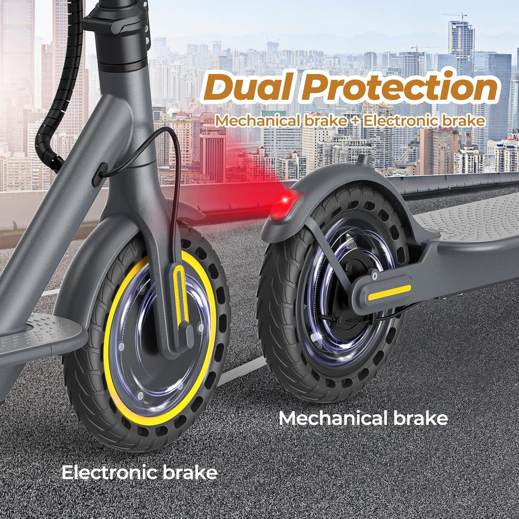 Electric Scooter, 350W/500W Motor, Top Speed 19/22 mph, Max 16/23/28Miles Ranges, Foldable E Scooter for Adults wourant