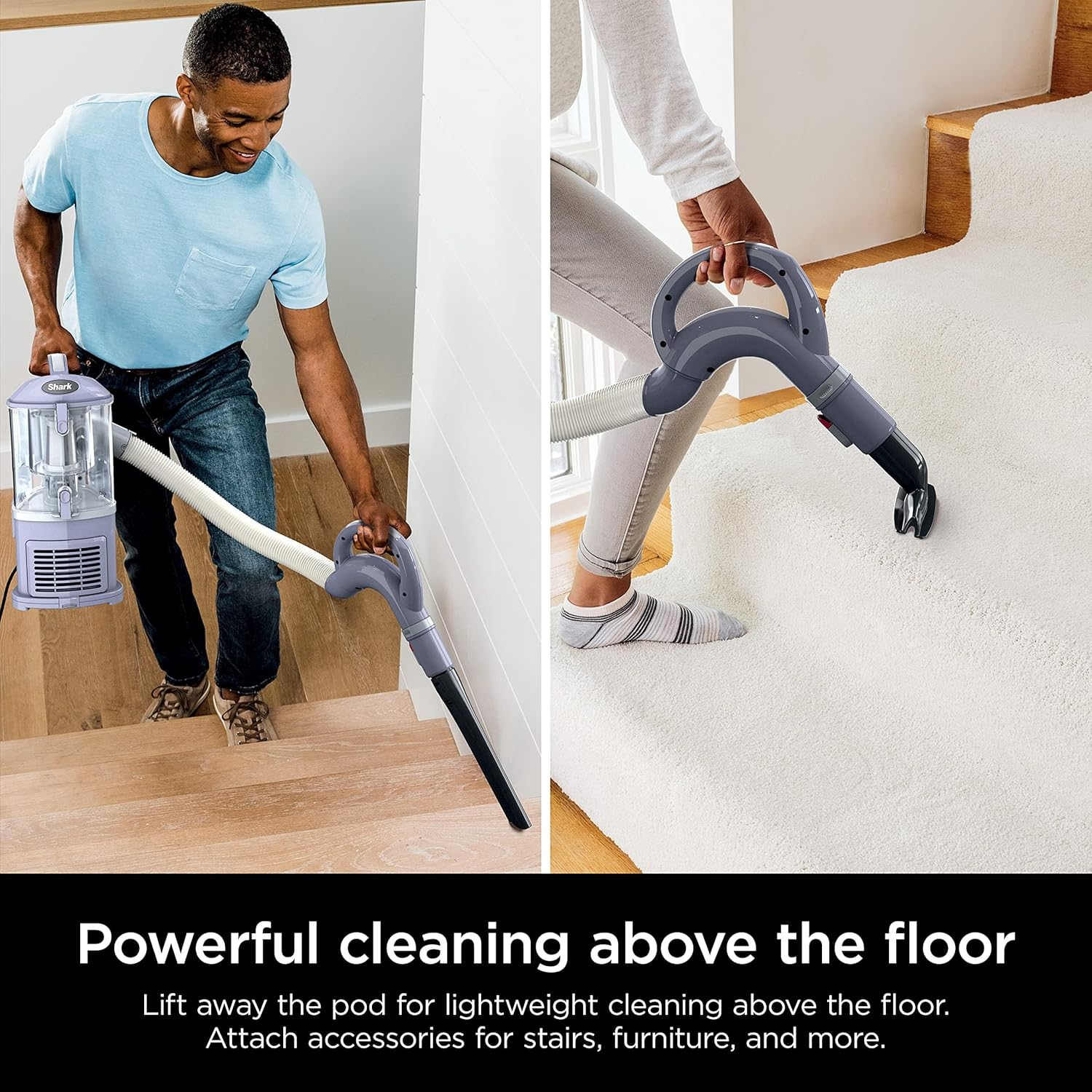 Upright Vacuum Navigator Lift-Away Deluxe with Large Dust Cup Capacity HEPA Filter Swivel Steering Upholstery Tool & Crevice Tool wourant