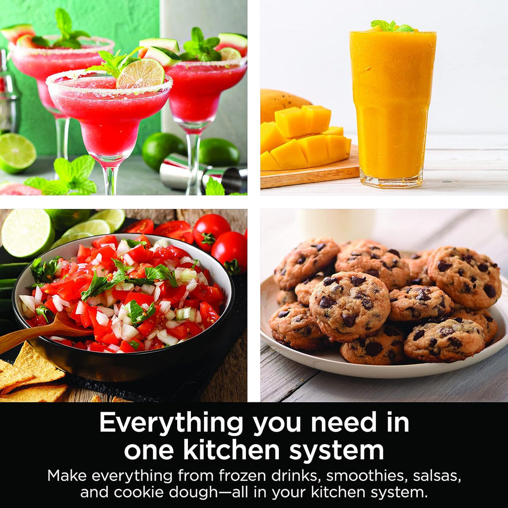 Ninja Mega Kitchen System, 1500-Watt, 72-Ounce Full-Size Blender and 8-Cup Food Processor with (2) 16-Ounce To-Go Cups wourant
