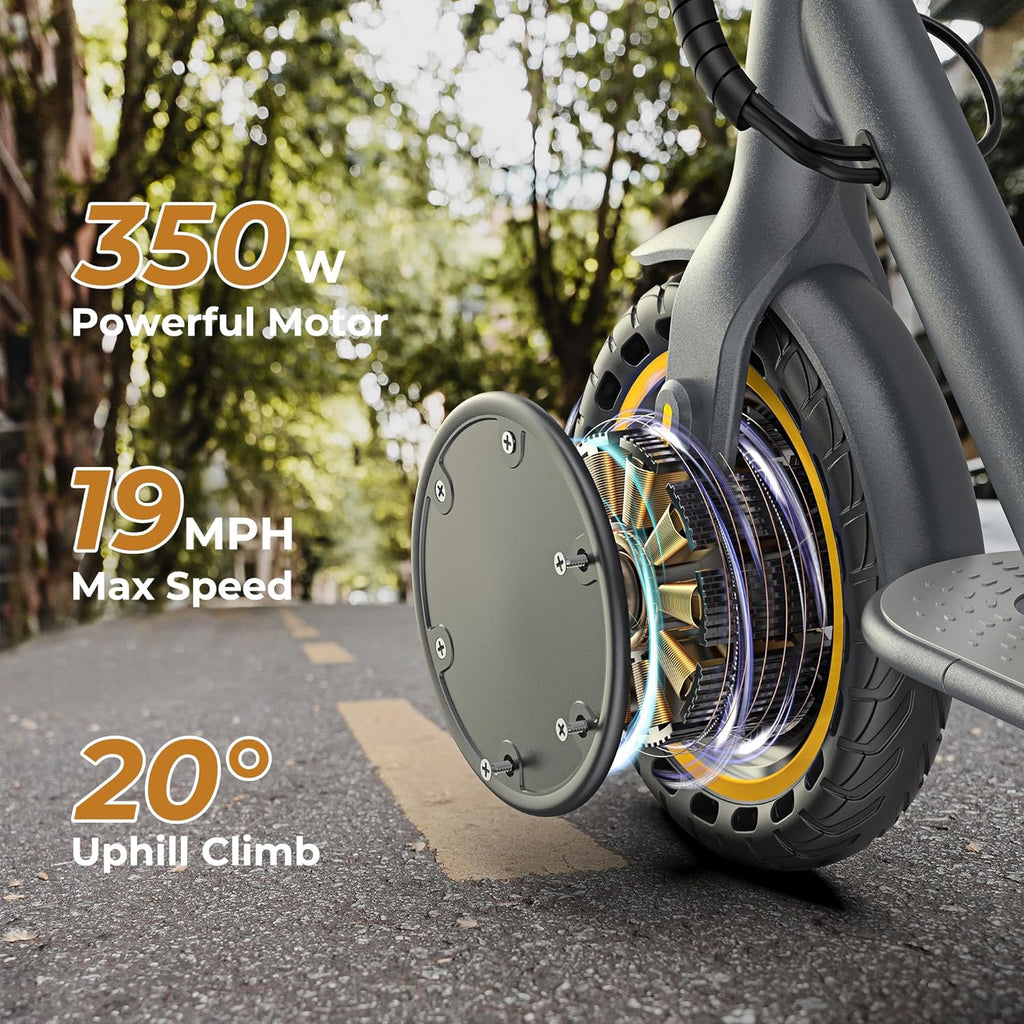 Electric Scooter, 350W/500W Motor, Top Speed 19/22 mph, Max 16/23/28Miles Ranges, Foldable E Scooter for Adults wourant