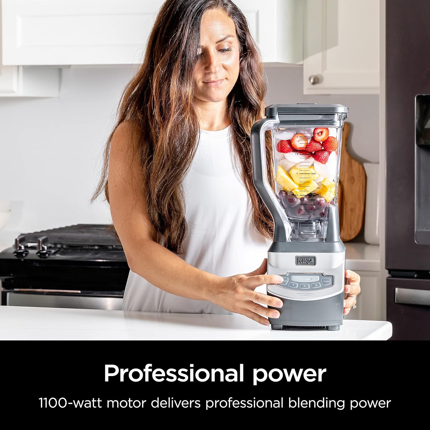 Ninja BL610 Professional 72 Oz Countertop Blender with 1000-Watt Base and Total Crushing Technology for-Smoothies, Ice and Frozen Fruit, Black wourant