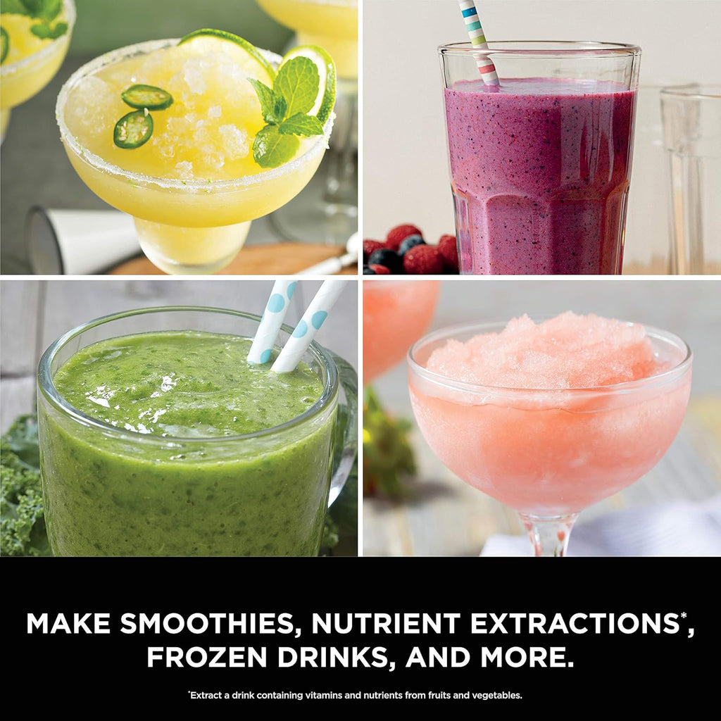 Ninja BL660 Professional Compact Smoothie and Food Processor Blender, 1100W, 3 Functions - Perfect for Frozen Drinks, Smoothies, Sauces, and More wourant
