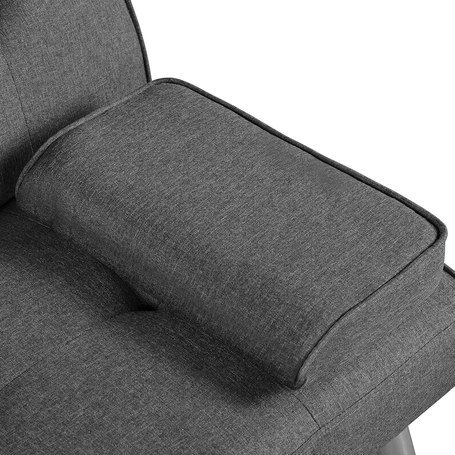 Convertible Sofa Bed Modern Imitation Leather Home Recliner Flip Double Sofa Folding Sofa Bed Guest Bed wourant