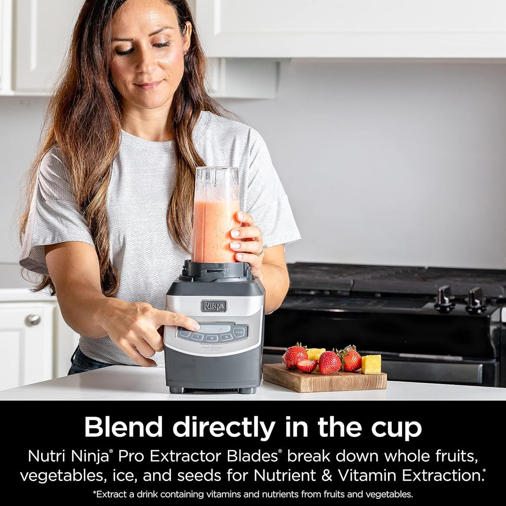 Ninja BL610 Professional 72 Oz Countertop Blender with 1000-Watt Base and Total Crushing Technology for-Smoothies, Ice and Frozen Fruit, Black wourant