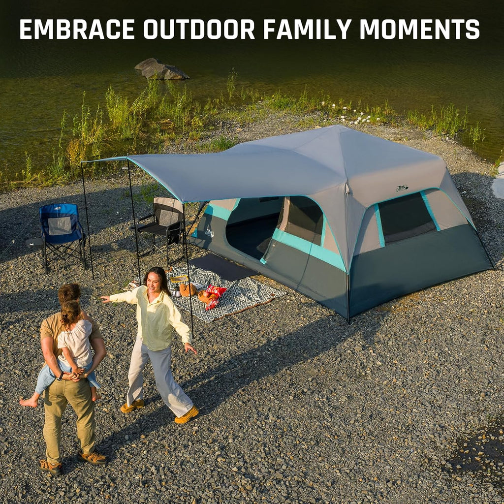 Quick-opening tent, family camping tent, pop-up camping tent, large waterproof tent for outdoor camping wourant