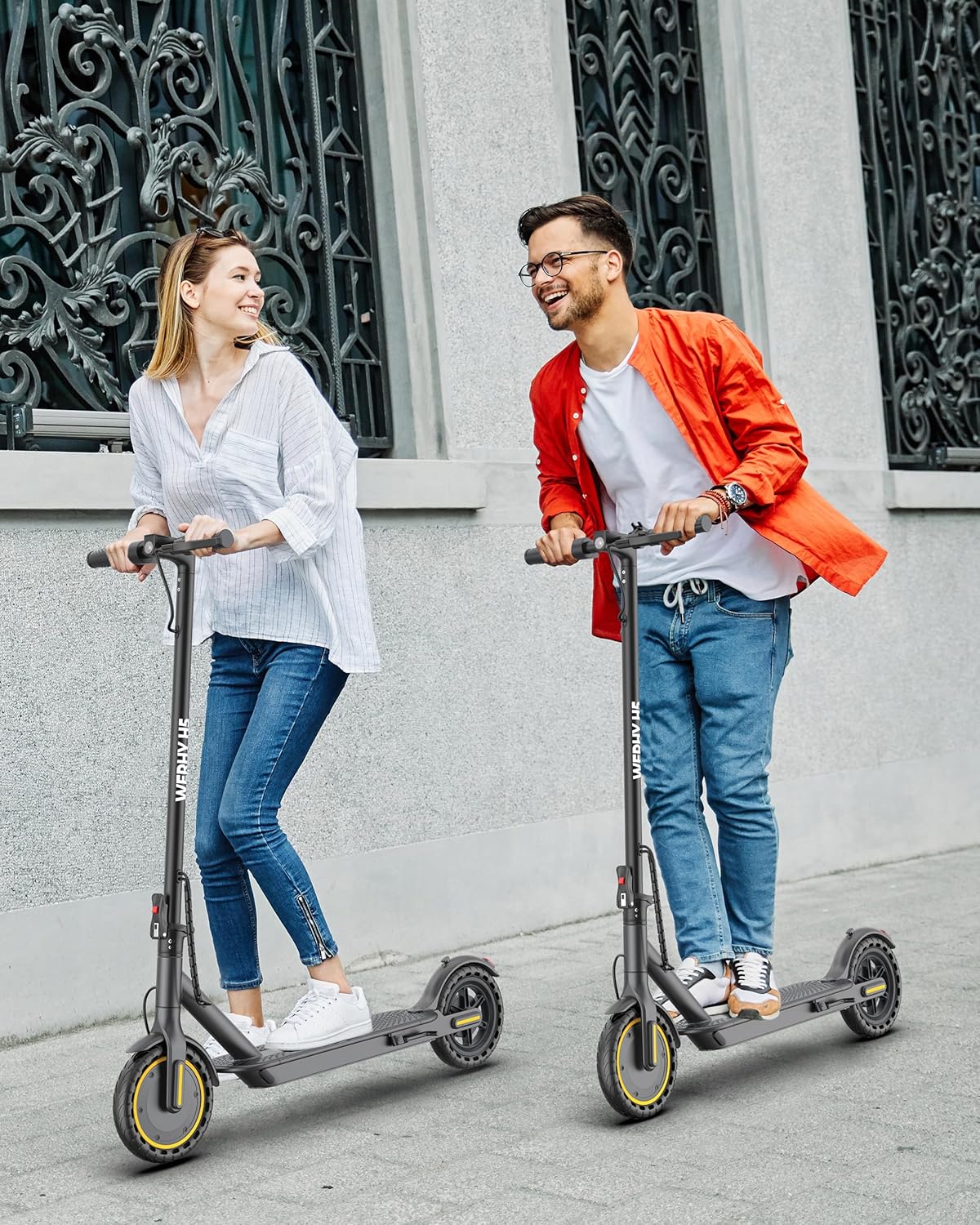 Electric Scooter, 350W/500W Motor, Top Speed 19/22 mph, Max 16/23/28Miles Ranges, Foldable E Scooter for Adults wourant