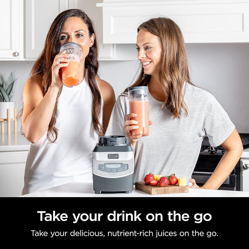 Ninja BL660 Professional Compact Smoothie and Food Processor Blender, 1100W, 3 Functions - Perfect for Frozen Drinks, Smoothies, Sauces, and More wourant