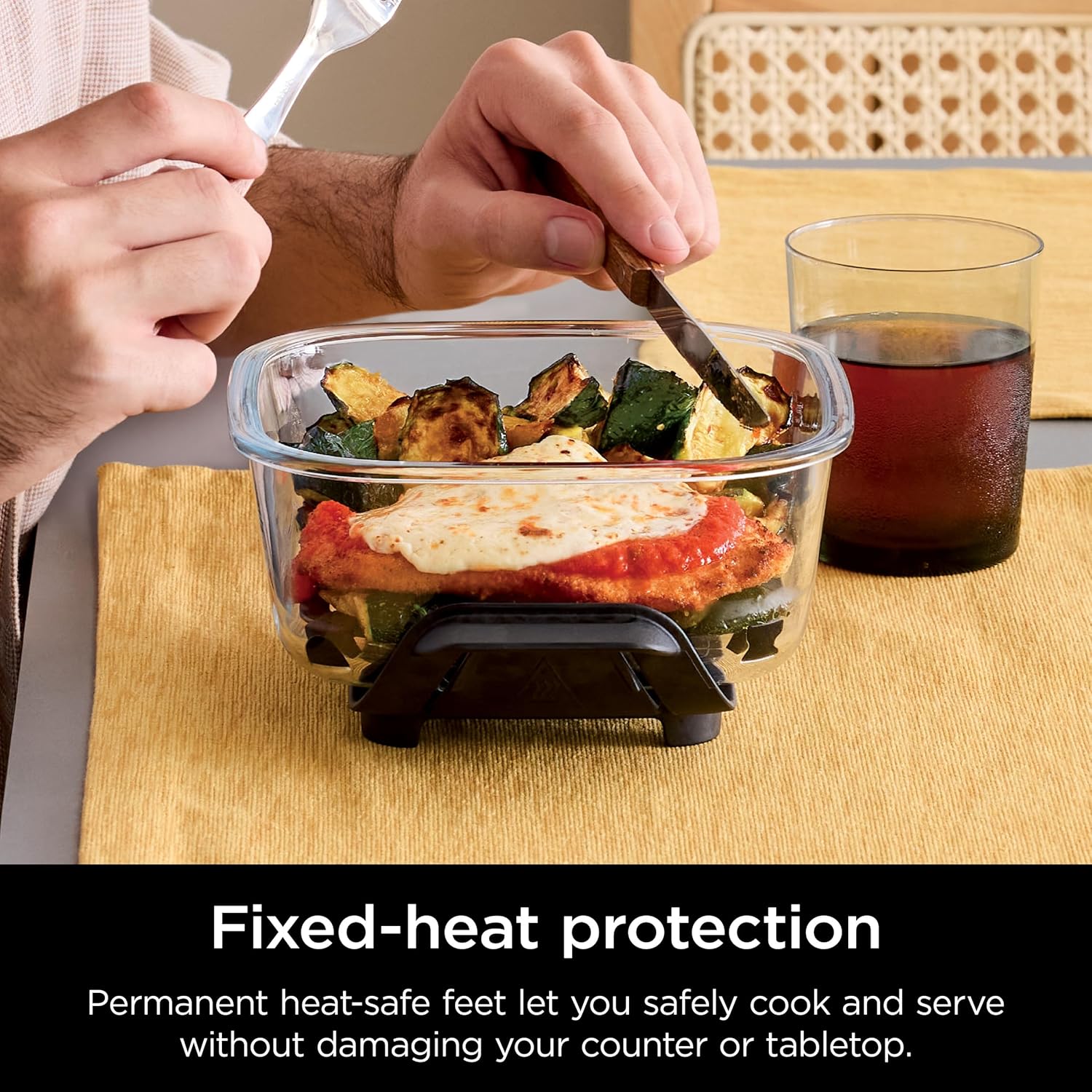 Ninja Crispi 4-in-1 Portable Glass Air Fryer Cooking System wourant