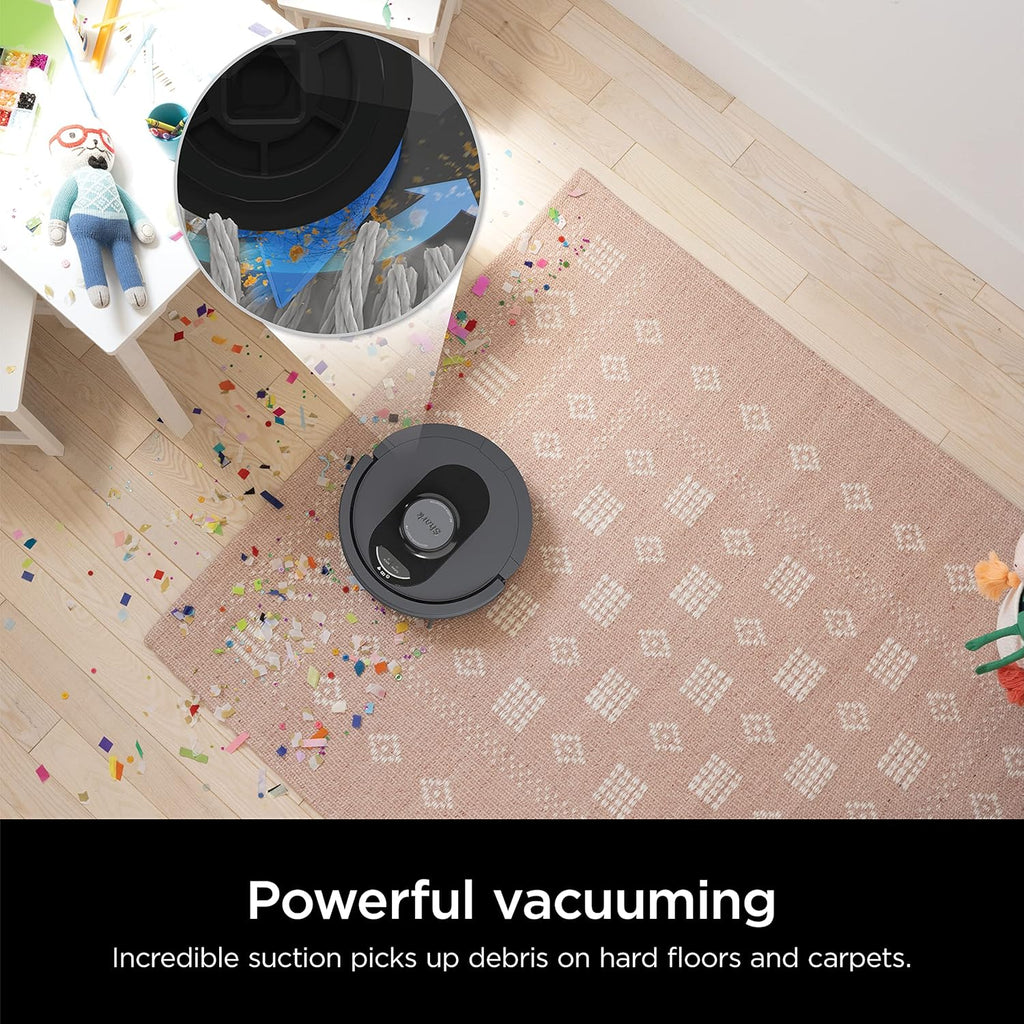 Robotic vacuum cleaner Voice Control Robot Vacuum with Matrix Clean Navigation, Home Mapping, 60-Day Capacity, XL Self-Empty Base for Homes with Pets, Carpet & Hard Floors wourant