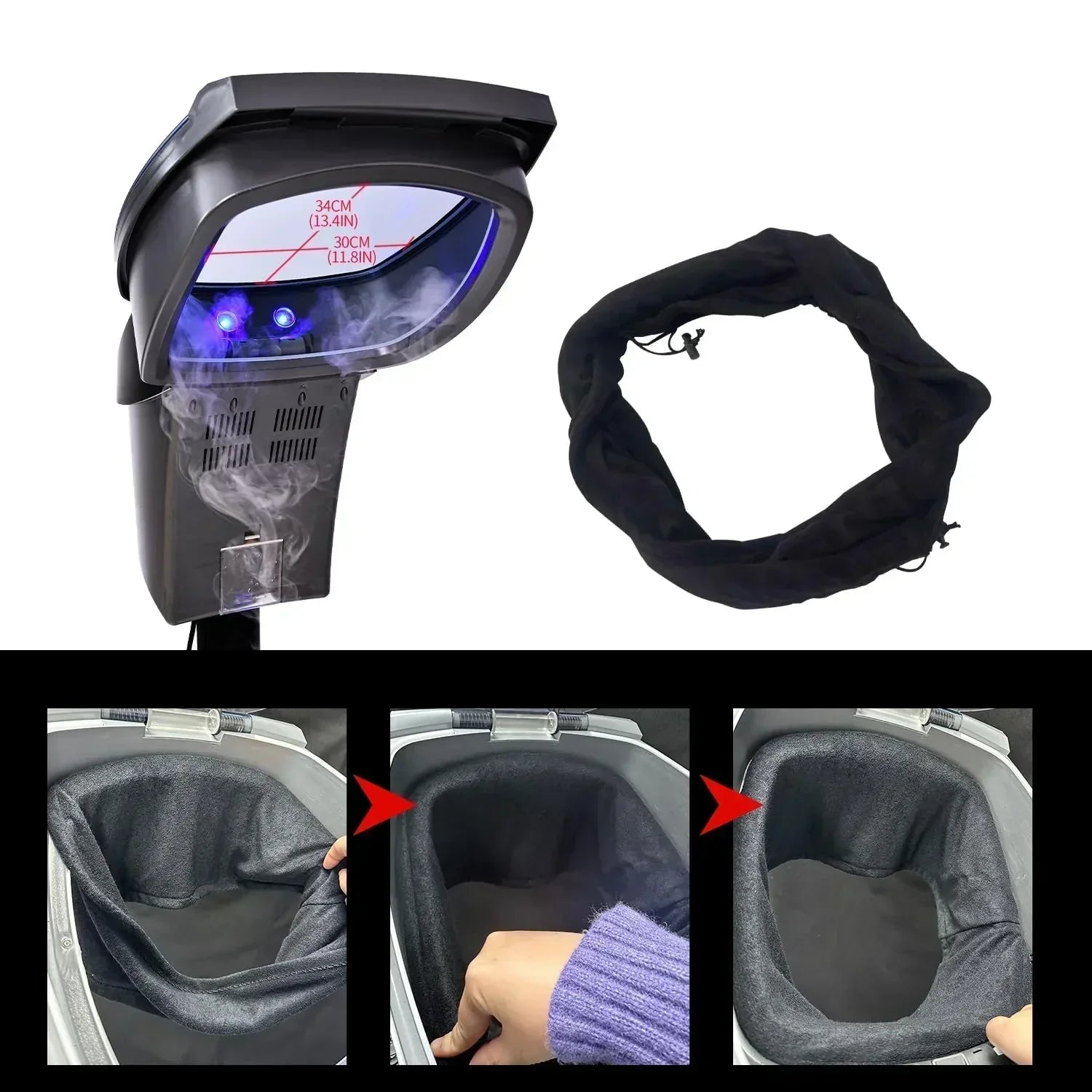 Hair Salon Professional O3 Ozone Micro Mist Hair Steamer Accelerator Color Processor Hair Care wourant