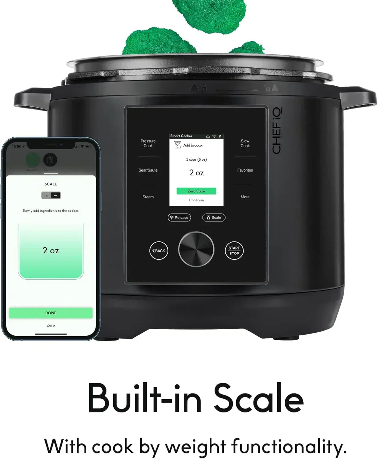 CHEF iQ Smart Pressure Cooker with WiFi and Built-in Scale 10-in-1 Multi-Cooker Rice Cooker wourant