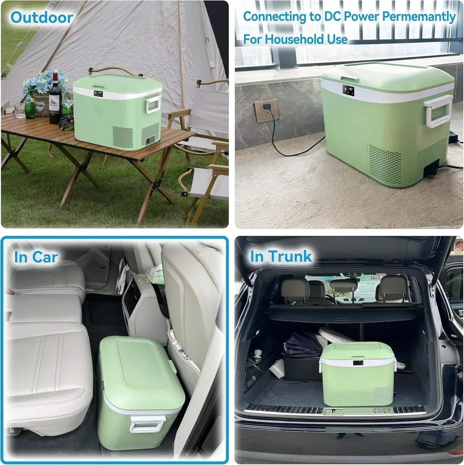 Car Fridge Portable 12 Volt Refrigerator 23 Quart (22 Liter) Freezer Compressor Cooler 12V/24V wourant