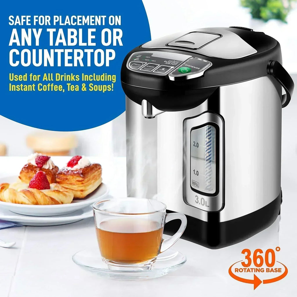 NutriChef Water Heater and Hot Water Dispenser 8L Electric Beverage Dispenser wourant