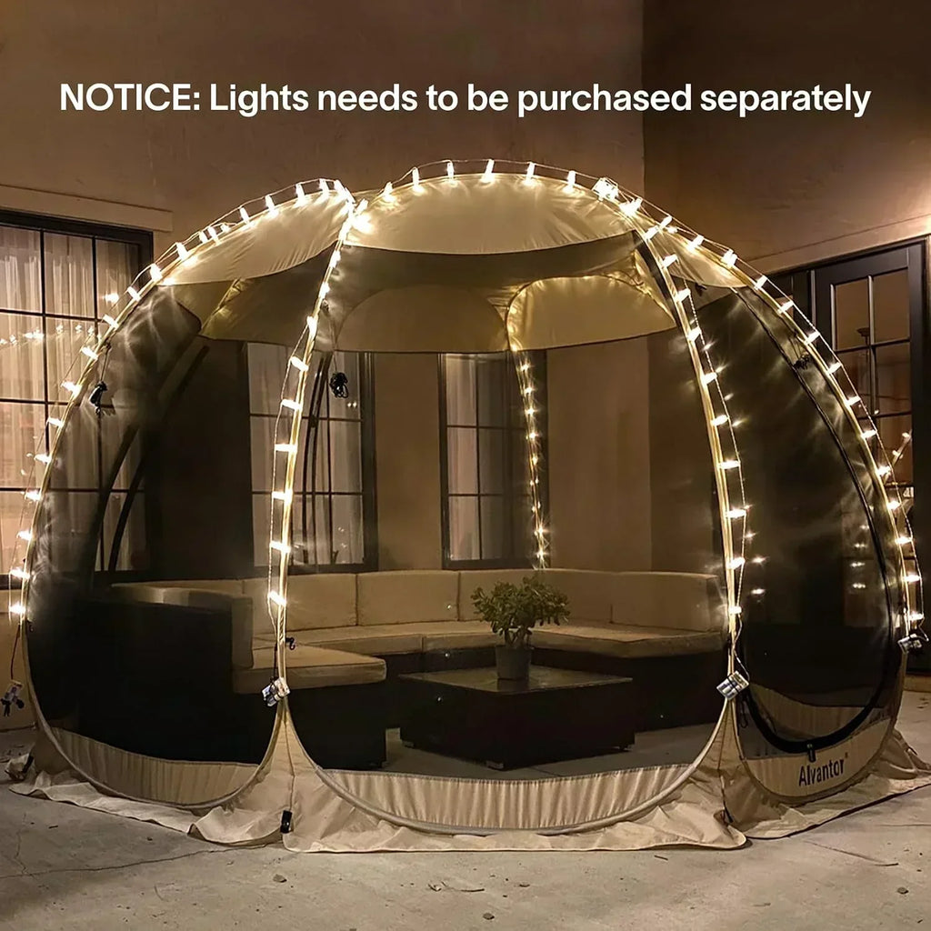 Alvantor Screen House Gazebo Pop Up Igloo Screened Canopy Tent with Mosquito Netting Sides wourant