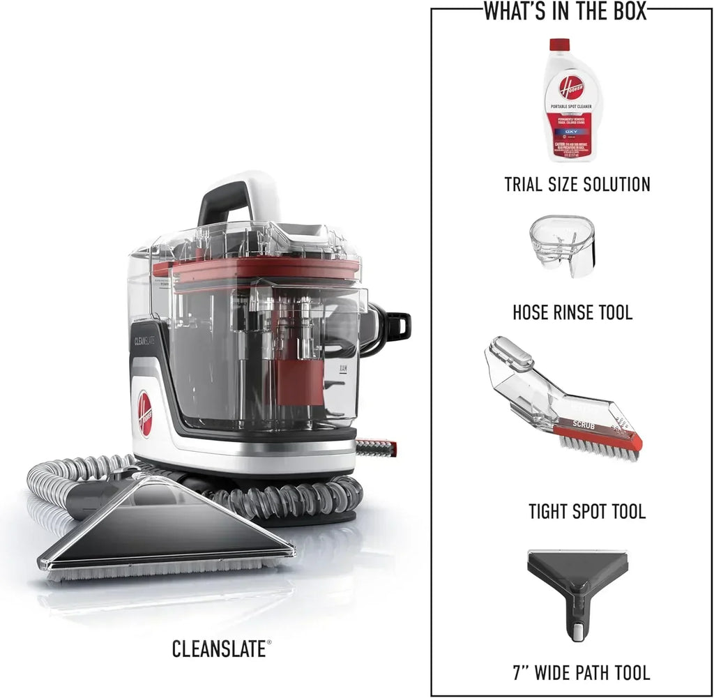 Hoover CleanSlate Plus Portable Carpet Upholstery Spot Cleaner with Powerful Suction wourant