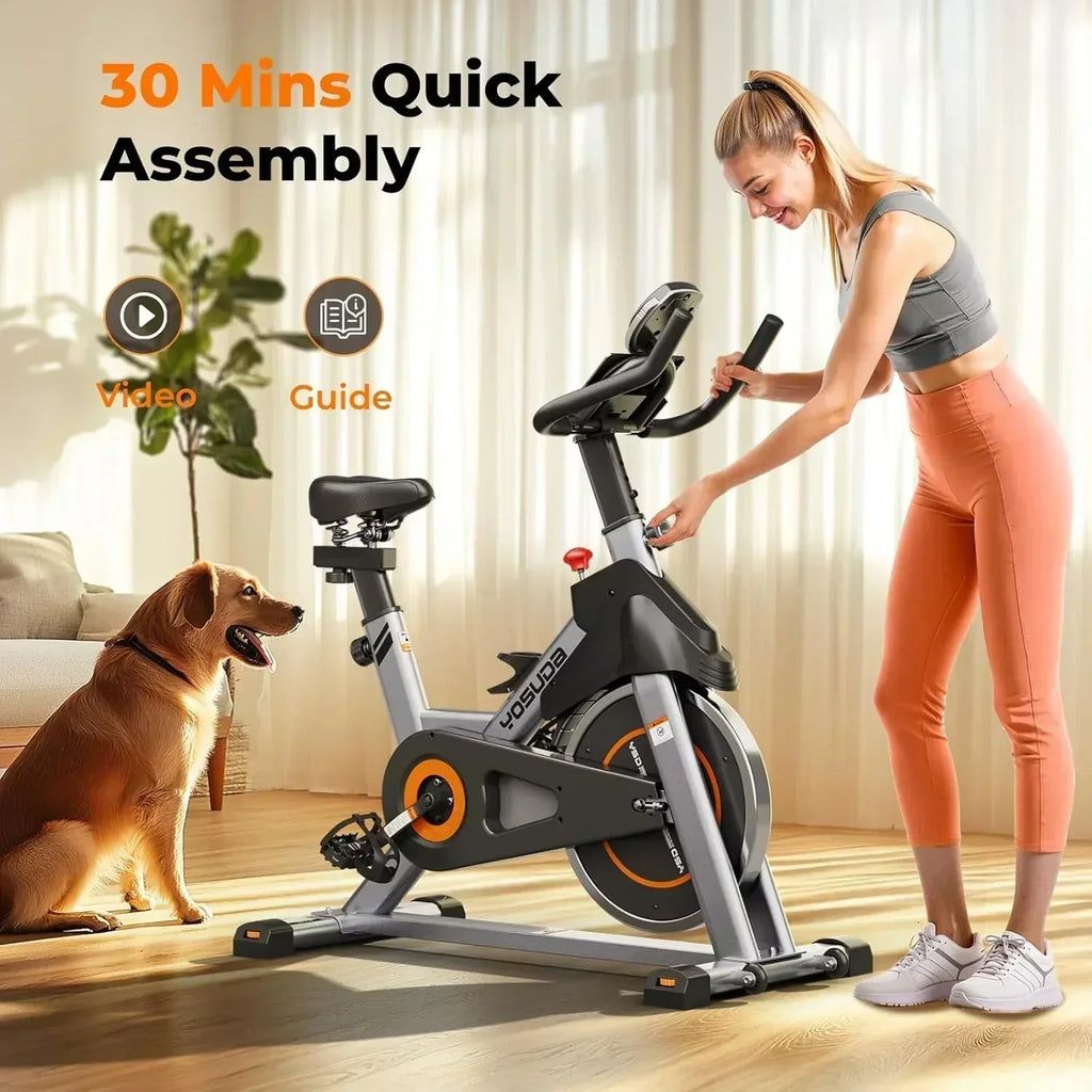 Arita brand fitness bicycle Home fixed fitness treadmill Low noise design tablet stand wourant