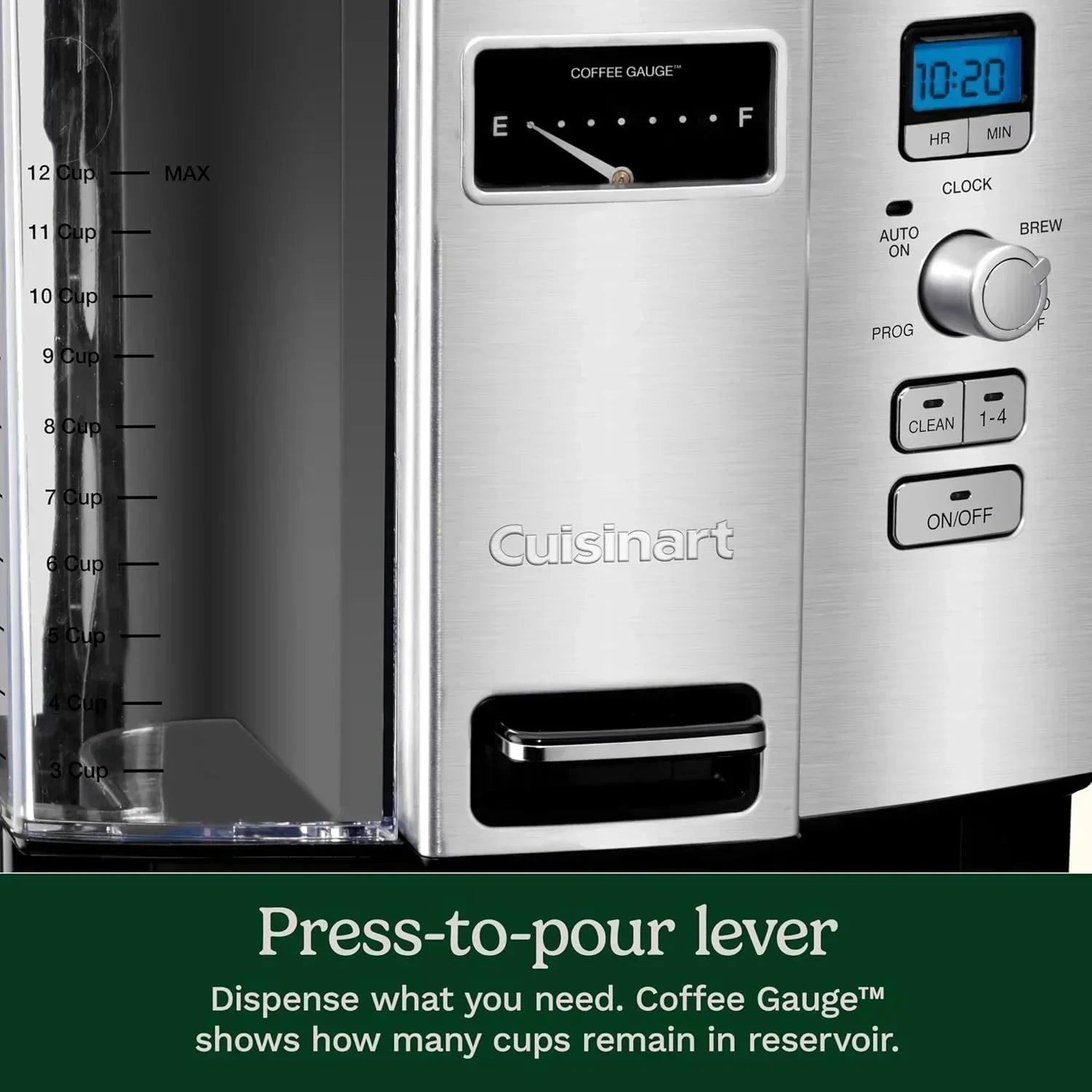 Cuisinart Coffee Maker 12 Cup Programmable Drip DCC-3000P1 wourant
