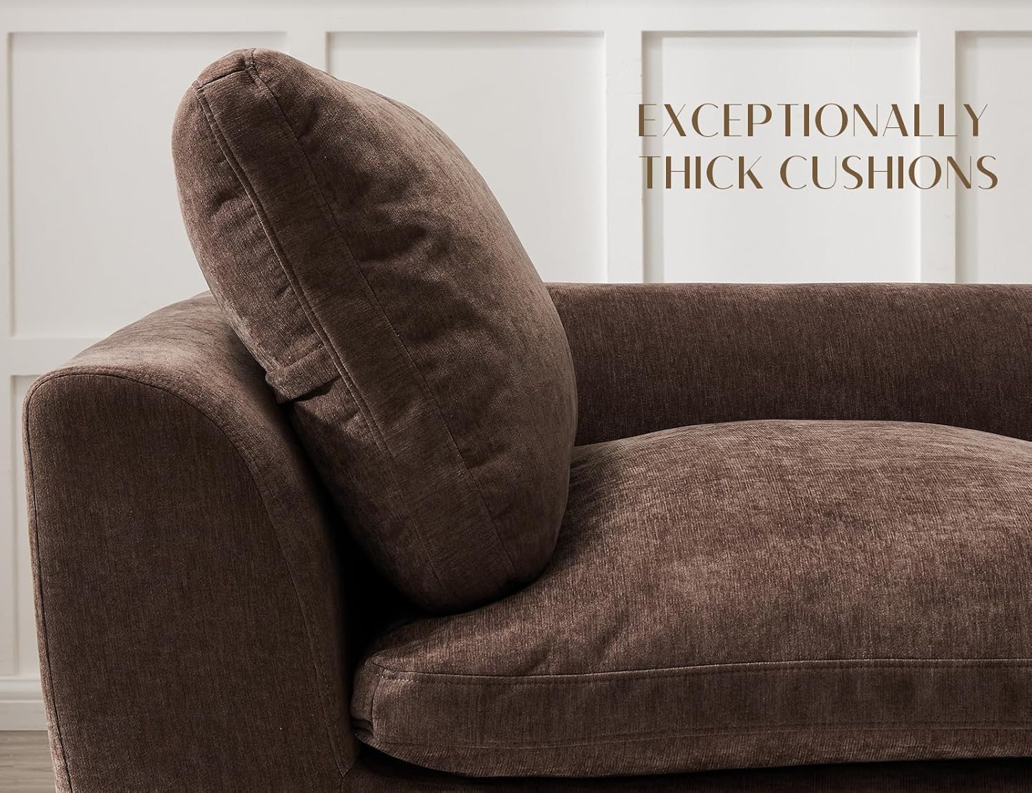 110 inch cloud sectional sofa for living room convertible L-shaped sofa 3 seater sectional sofa wourant