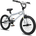 WEIZE Freestyle BMX Bicycle 20 Inch Stunt Bike for Kids and Adults Men and Women High Strength wourant