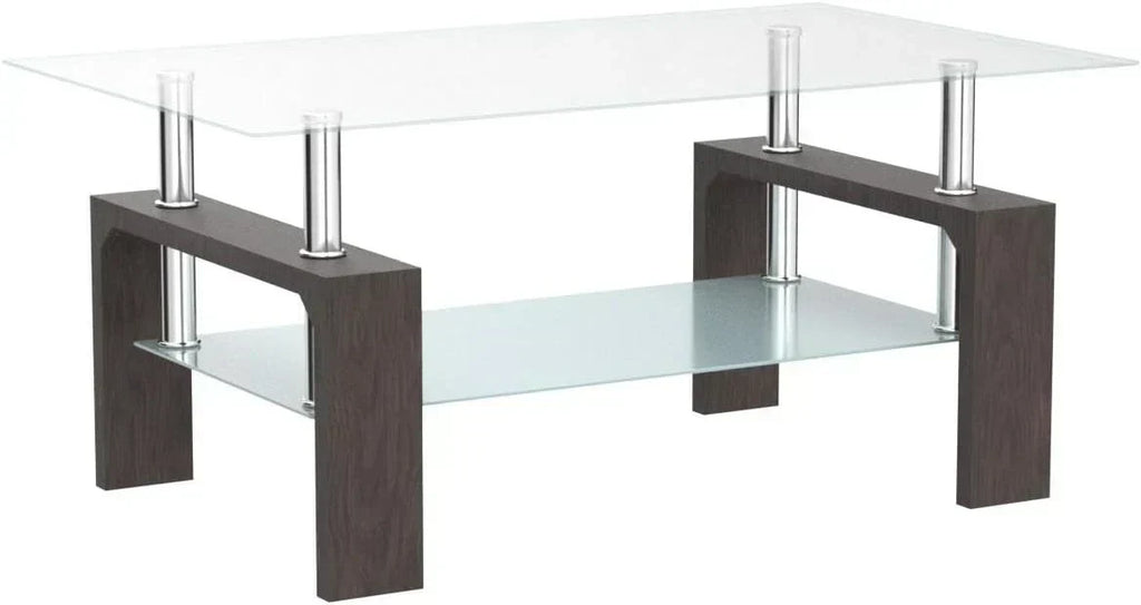 Living Room Rectangle Coffee Table Tea Table Suitable for Waiting Room Modern Side Coffee Table wourant