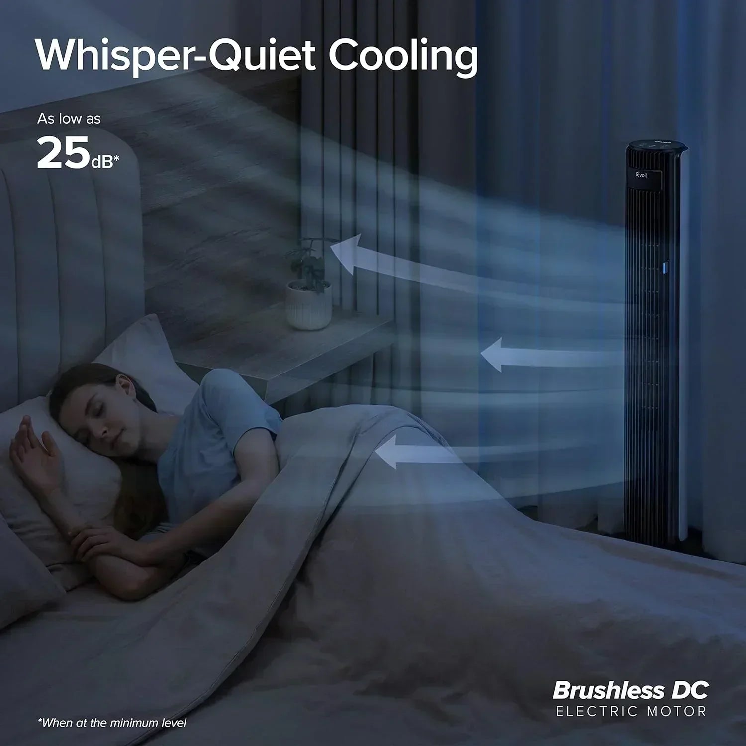 LEVOIT Tower Fan for Bedroom Standing Fan with 28dB Quiet for Sleep Remoter 12H Timer wourant