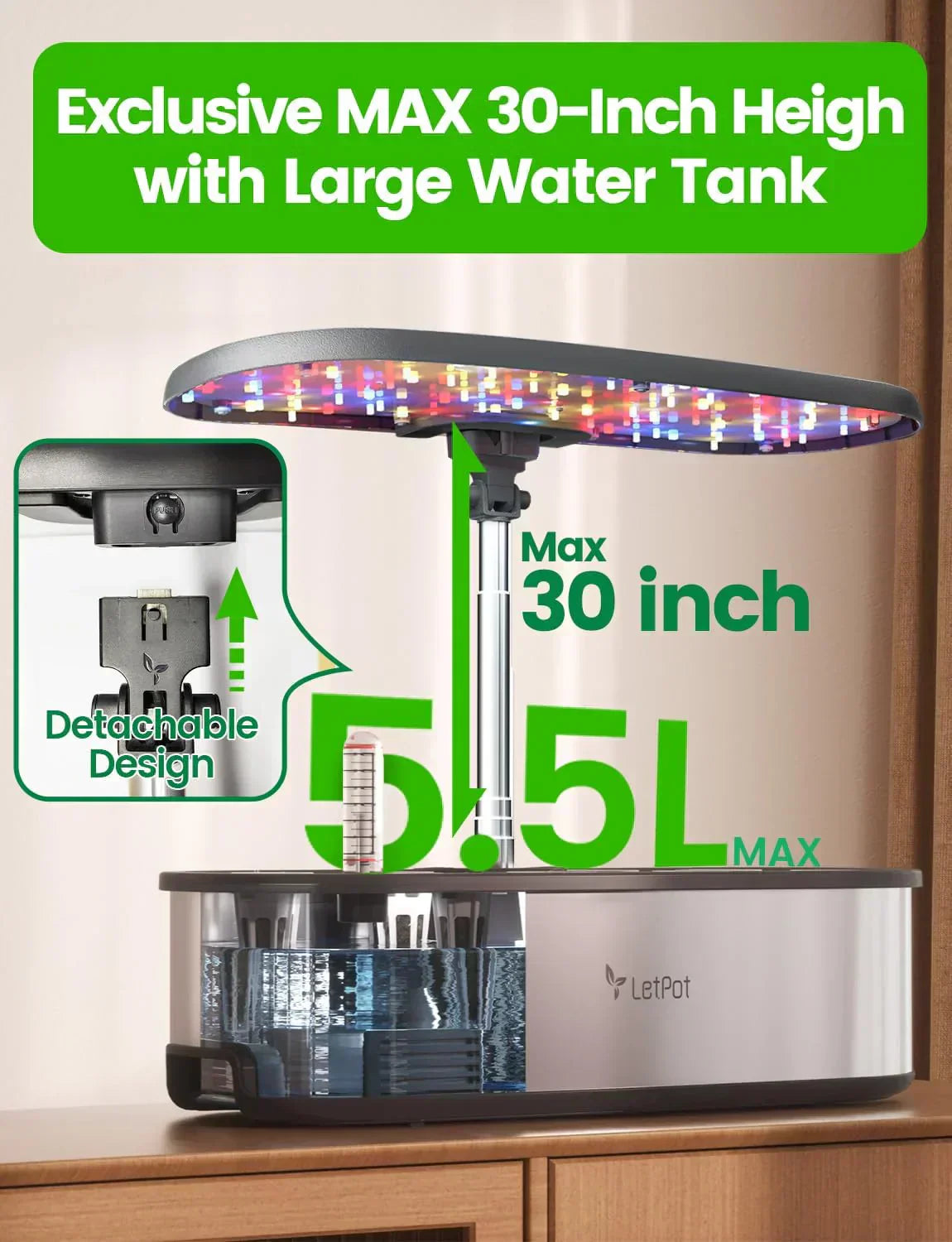 Hydroponic Planting System 12 Indoor Smart Herb Garden Set Indoor Garden App and WiFi Control wourant