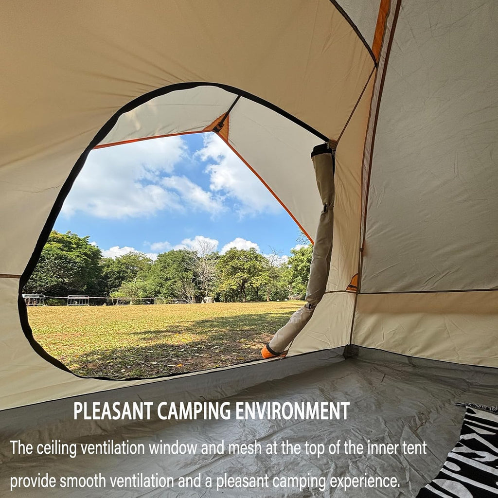 Camping Tent 2/3/4/6 Person Dome Tent Portable Camping Tent Outdoor and Backpacking Beach wourant