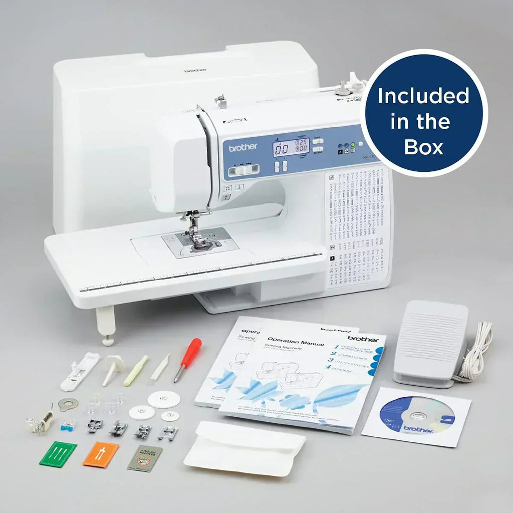 Brother Sewing and Quilting Machine Computerized 165 Built-in Stitches LCD Display Wide Table wourant