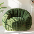 MAXYOYO Giant Bean Bag Chair Oversized Bean Bag Couch Faux Fur Shell-Shaped Large Chair wourant