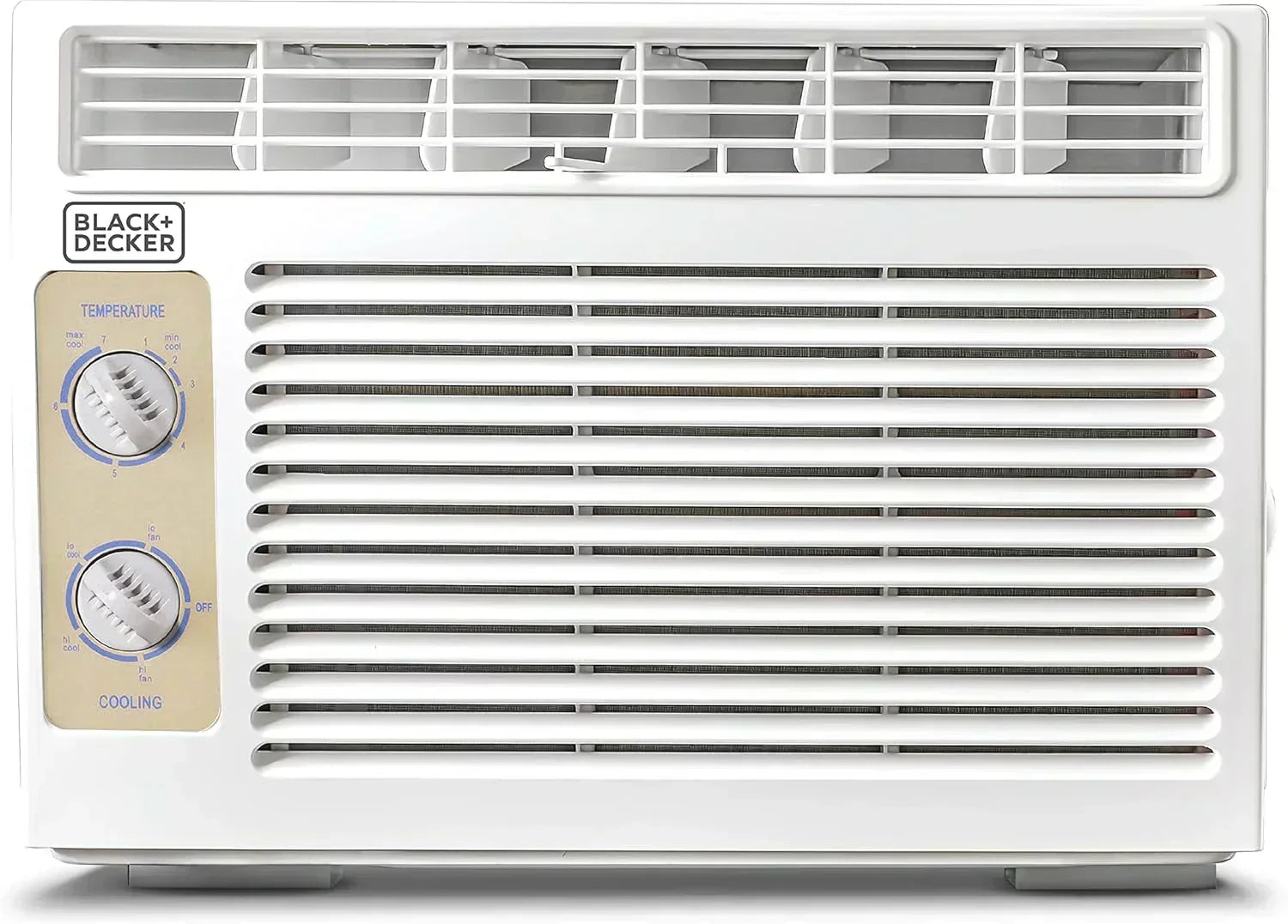 BLACK+DECKER Window Air Conditioner 5000 BTU Cools Up to 150 Square Feet AC Mechanical Controls wourant