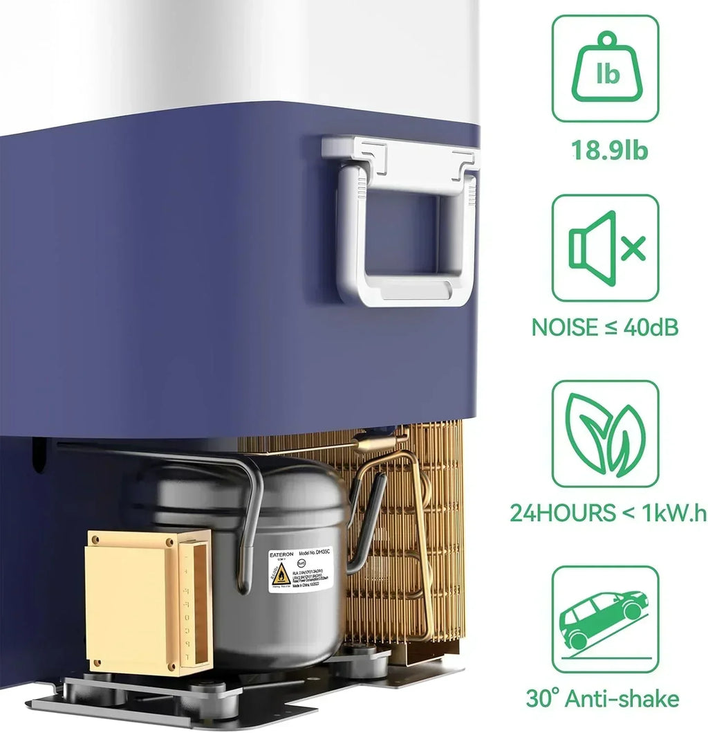 Car Fridge Portable 12 Volt Refrigerator 23 Quart (22 Liter) Freezer Compressor Cooler 12V/24V wourant